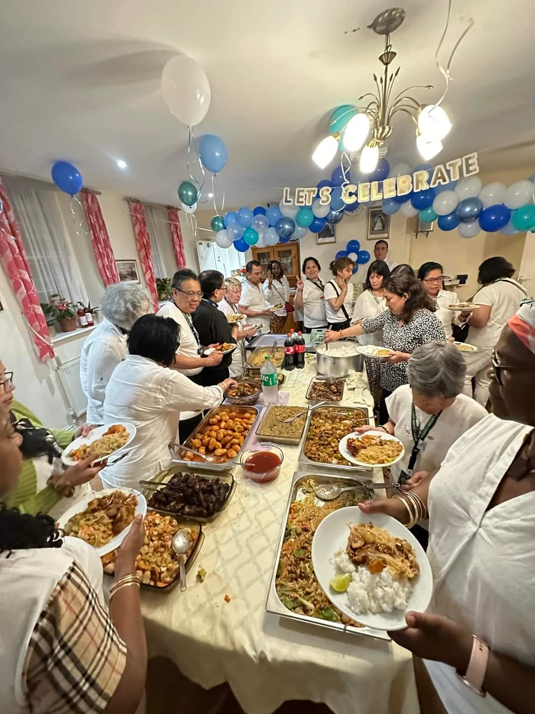 Community buffet event