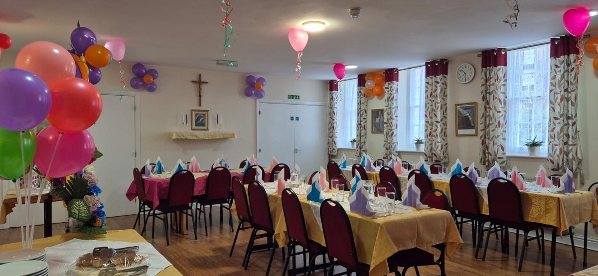 Hall set for a celebration