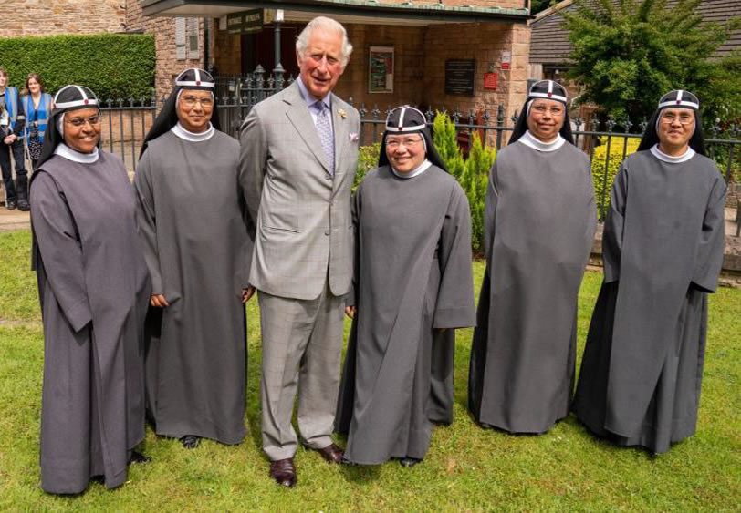 King Charles visit to the Bridgettine Sisters
