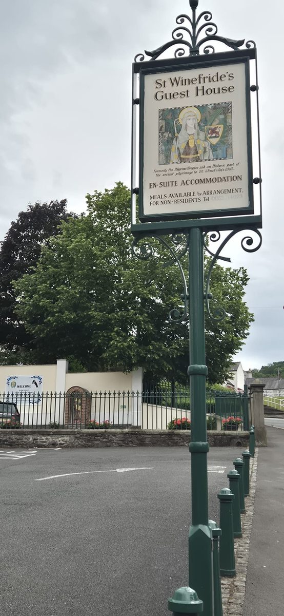 St Winefride's Guest House sign