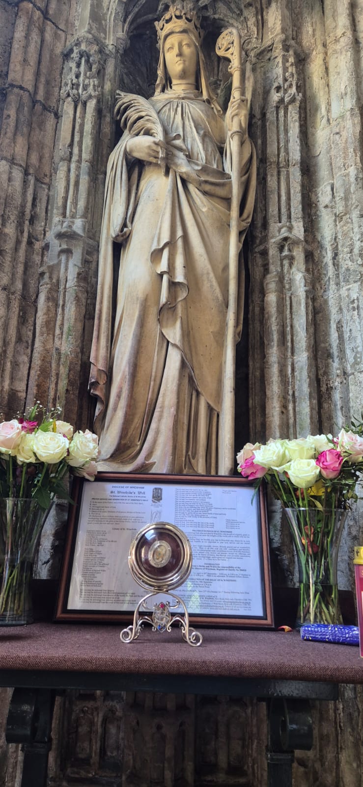 Statue of St Winefride